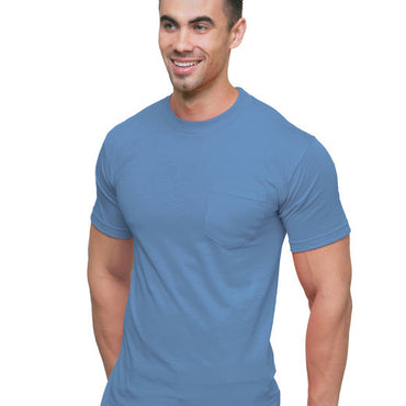 BA3015 Bayside Unisex Union-Made 6.1 oz.Cotton Pocket T-Shirt