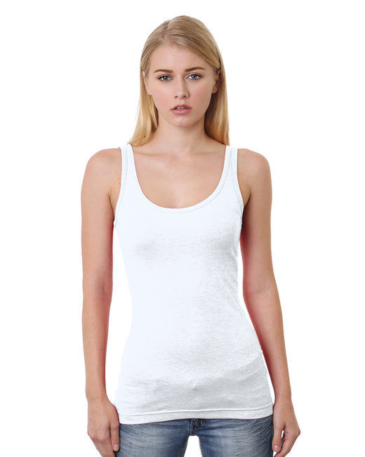 BA3410 Bayside Junior's 4.2 oz., Fine Jersey Tank Top