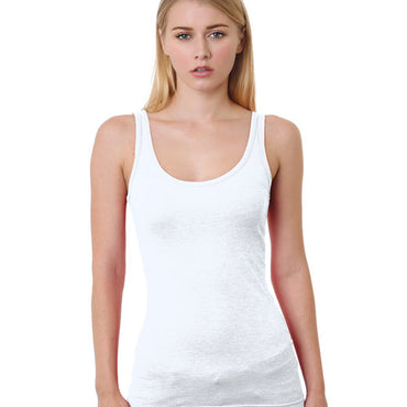 BA3410 Bayside Junior's 4.2 oz., Fine Jersey Tank Top