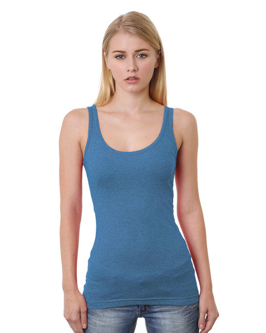 BA3410 Bayside Junior's 4.2 oz., Fine Jersey Tank Top