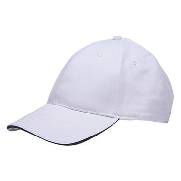 BA3617 Bayside 100% Washed Cotton Unstructured Sandwich Cap