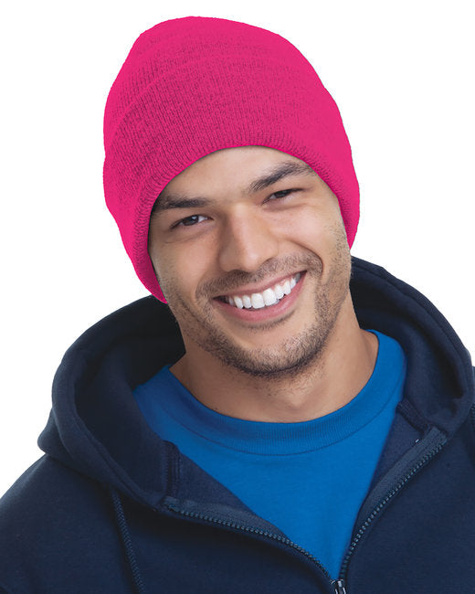 BA3825 Bayside 100% Acrylic Knit Cuff Beanie