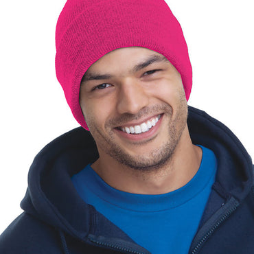 BA3825 Bayside 100% Acrylic Knit Cuff Beanie