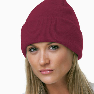 BA3825 Bayside 100% Acrylic Knit Cuff Beanie