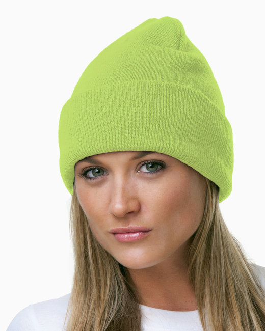 BA3825 Bayside 100% Acrylic Knit Cuff Beanie