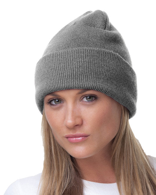 BA3825 Bayside 100% Acrylic Knit Cuff Beanie