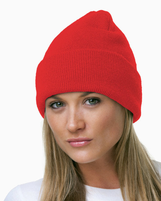 BA3825 Bayside 100% Acrylic Knit Cuff Beanie