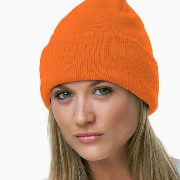 BA3825 Bayside 100% Acrylic Knit Cuff Beanie