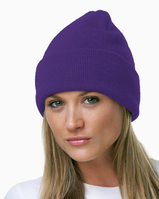 BA3825 Bayside 100% Acrylic Knit Cuff Beanie