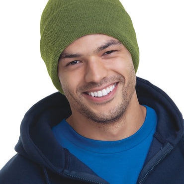 BA3825 Bayside 100% Acrylic Knit Cuff Beanie