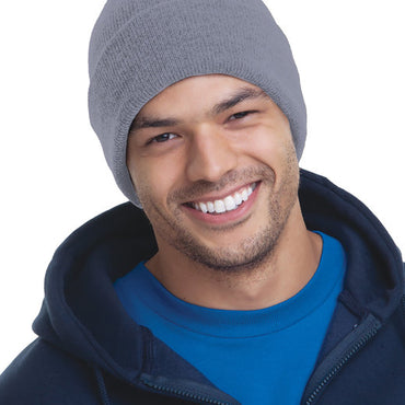 BA3825 Bayside 100% Acrylic Knit Cuff Beanie