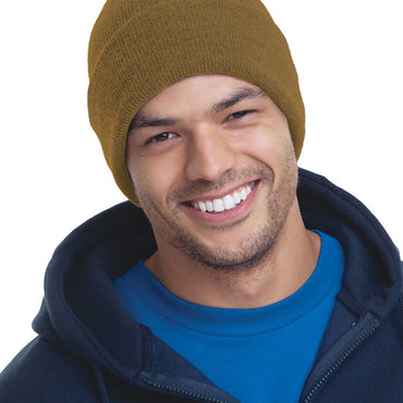 BA3825 Bayside 100% Acrylic Knit Cuff Beanie