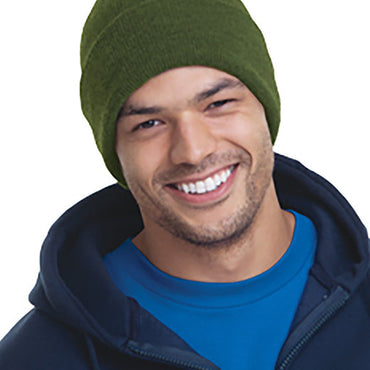 BA3825 Bayside 100% Acrylic Knit Cuff Beanie