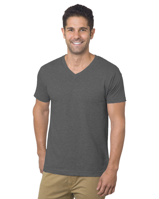 BA5025 Bayside Unisex 4.2 oz., Fine Jersey V-Neck T-Shirt