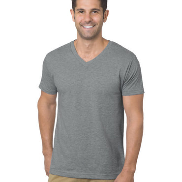 BA5025 Bayside Unisex 4.2 oz., Fine Jersey V-Neck T-Shirt