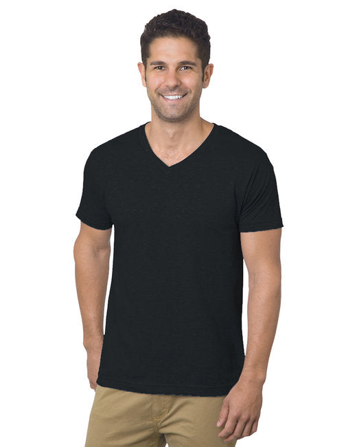 BA5025 Bayside Unisex 4.2 oz., Fine Jersey V-Neck T-Shirt