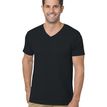 BA5025 Bayside Unisex 4.2 oz., Fine Jersey V-Neck T-Shirt