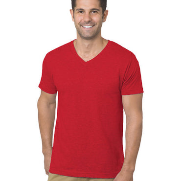 BA5025 Bayside Unisex 4.2 oz., Fine Jersey V-Neck T-Shirt