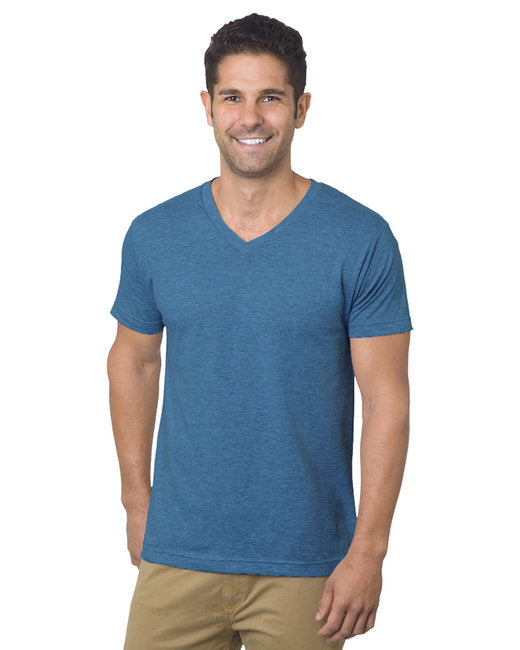 BA5025 Bayside Unisex 4.2 oz., Fine Jersey V-Neck T-Shirt