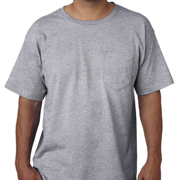 BA5070 Bayside Adult Short-Sleeve T-Shirt with Pocket