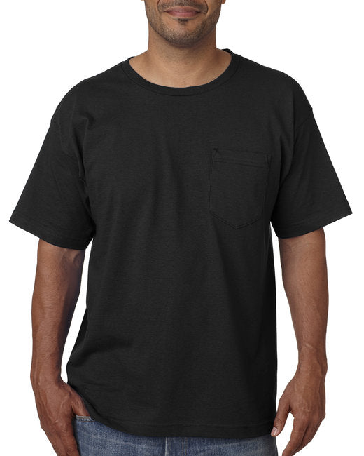 BA5070 Bayside Adult Short-Sleeve T-Shirt with Pocket