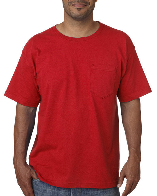 BA5070 Bayside Adult Short-Sleeve T-Shirt with Pocket