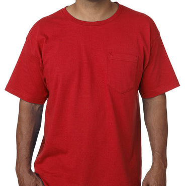 BA5070 Bayside Adult Short-Sleeve T-Shirt with Pocket