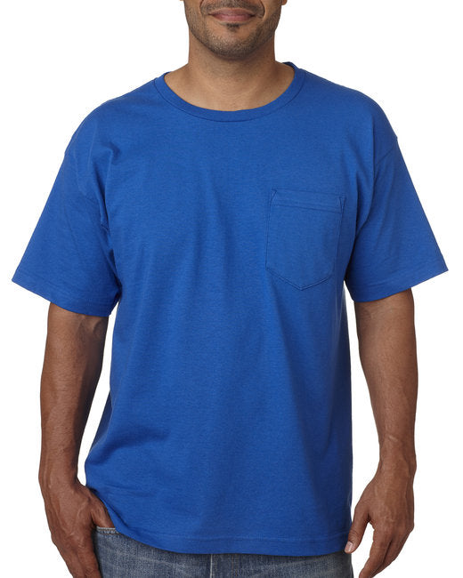 BA5070 Bayside Adult Short-Sleeve T-Shirt with Pocket