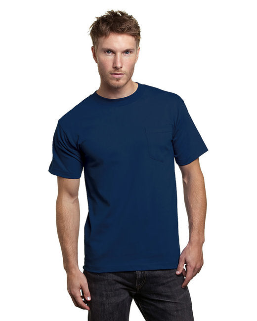 BA5070 Bayside Adult Short-Sleeve T-Shirt with Pocket