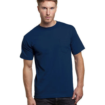 BA5070 Bayside Adult Short-Sleeve T-Shirt with Pocket