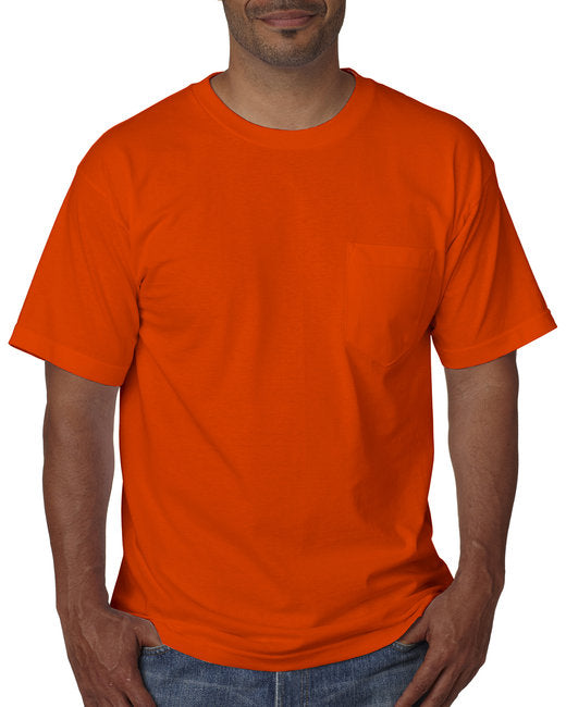 BA5070 Bayside Adult Short-Sleeve T-Shirt with Pocket