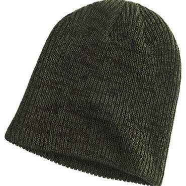 BA524 Big Accessories Ribbed Marled Beanie