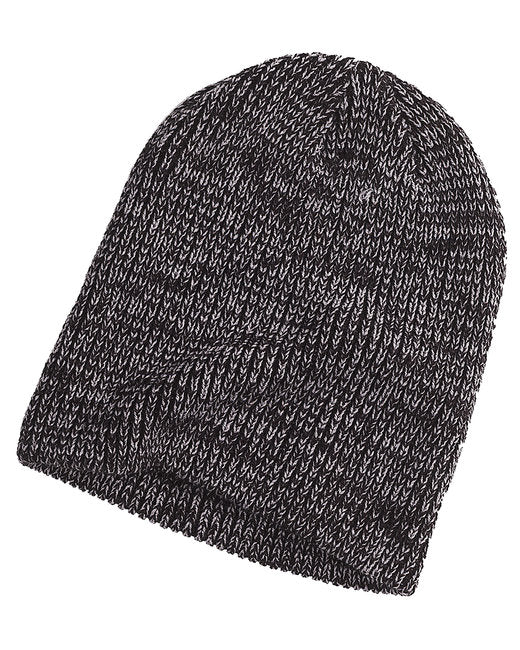 BA524 Big Accessories Ribbed Marled Beanie