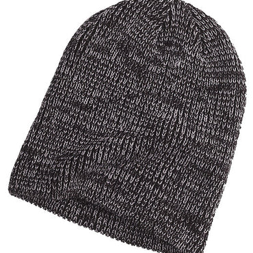 BA524 Big Accessories Ribbed Marled Beanie