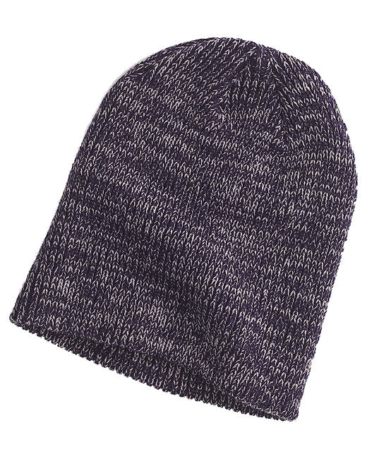 BA524 Big Accessories Ribbed Marled Beanie