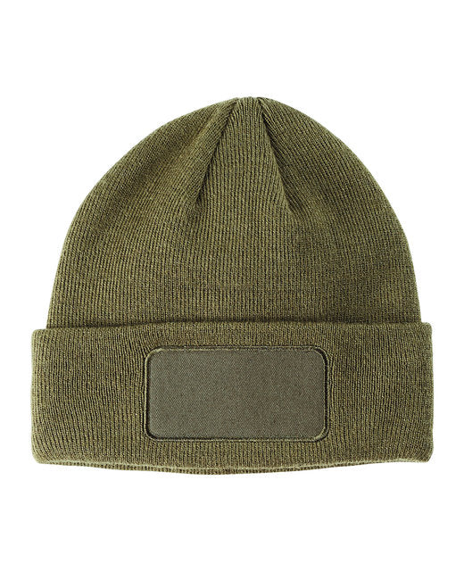 BA527 Big Accessories Patch Beanie