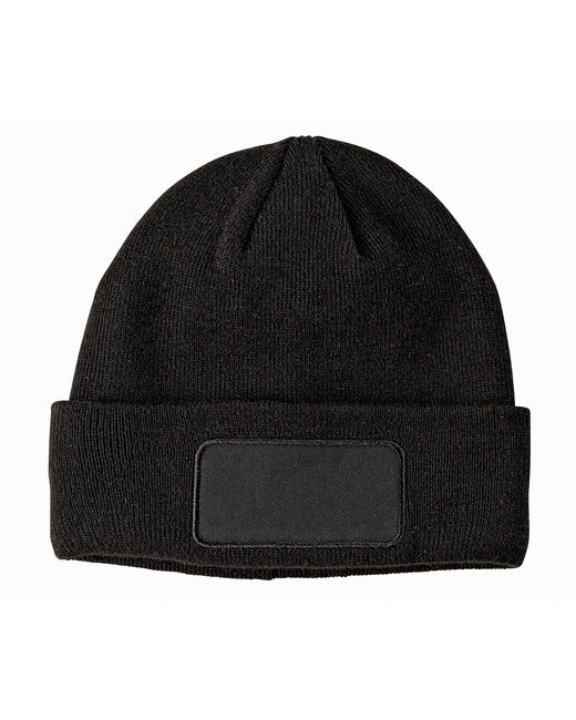 BA527 Big Accessories Patch Beanie