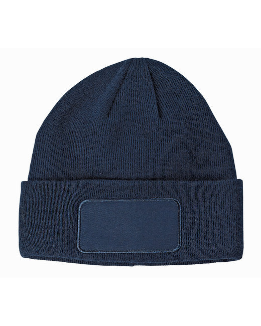 BA527 Big Accessories Patch Beanie