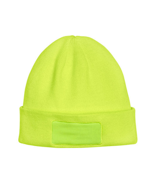 BA527 Big Accessories Patch Beanie