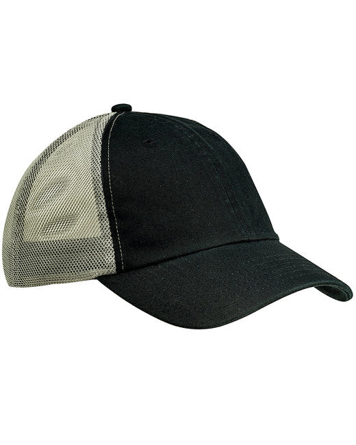 BA601 Big Accessories Washed Trucker Cap