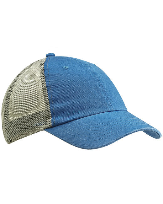 BA601 Big Accessories Washed Trucker Cap