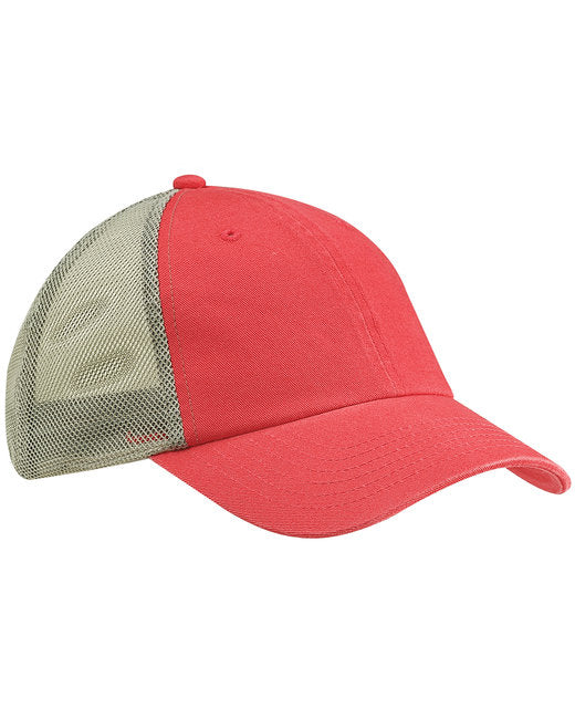 BA601 Big Accessories Washed Trucker Cap