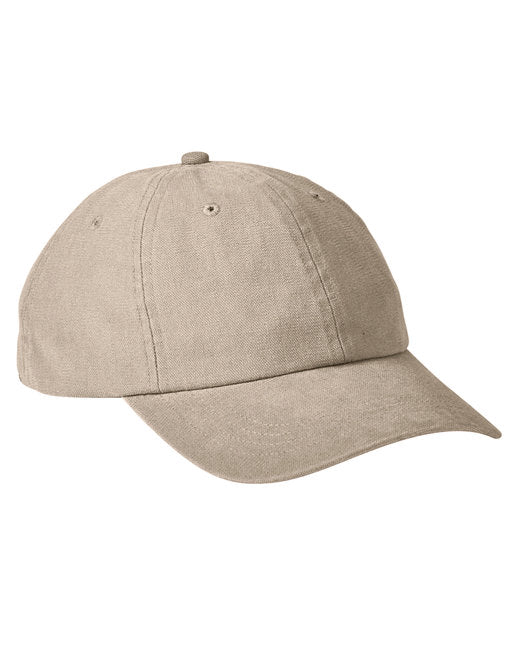 BA610 Big Accessories Heavy Washed Canvas Cap