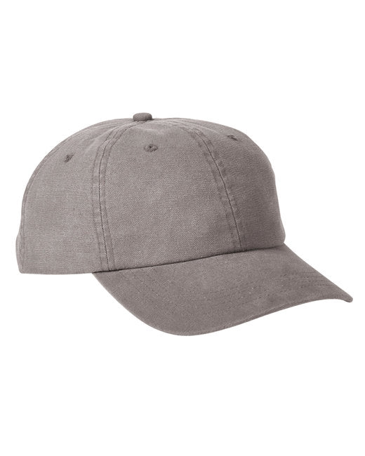 BA610 Big Accessories Heavy Washed Canvas Cap