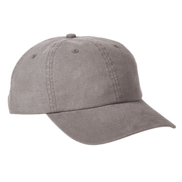 BA610 Big Accessories Heavy Washed Canvas Cap