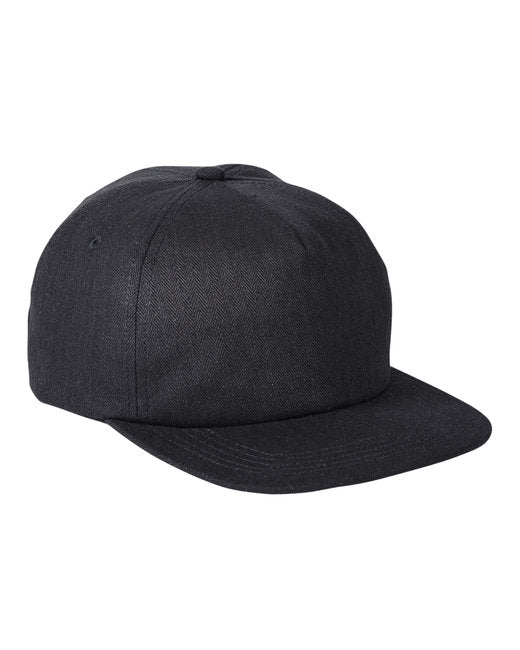 BA615 Big Accessories Squatty Herringbone Cap