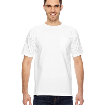 BA7100 Bayside Adult 6.1 oz., 100% Cotton Pocket T-Shirt