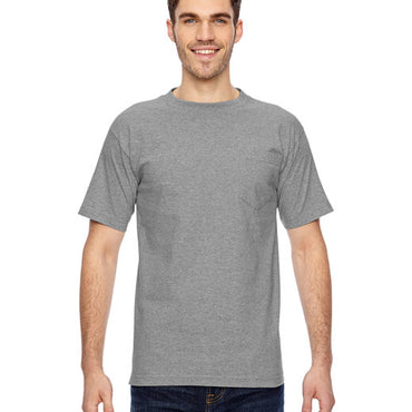 BA7100 Bayside Adult 6.1 oz., 100% Cotton Pocket T-Shirt