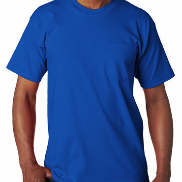 BA7100 Bayside Adult 6.1 oz., 100% Cotton Pocket T-Shirt