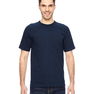 BA7100 Bayside Adult 6.1 oz., 100% Cotton Pocket T-Shirt